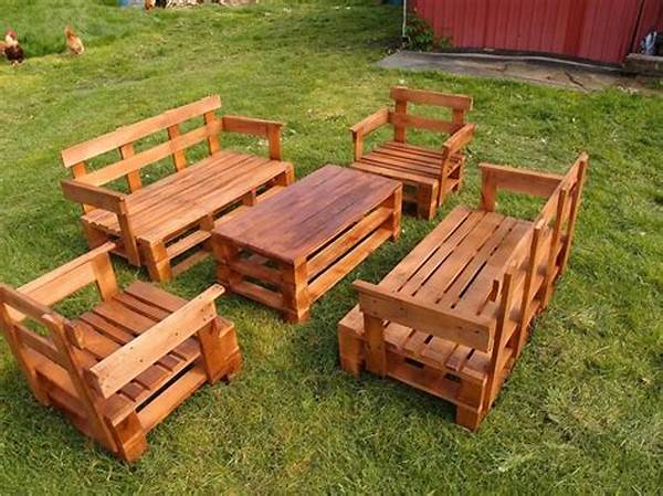 Upcycled Timber Patio Furniture