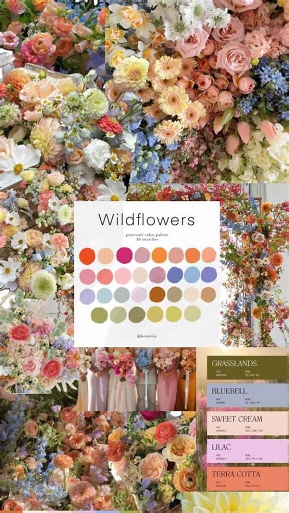 **wildflower Color And Shape Guide**