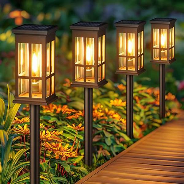 Bamboo Path Lights For Gardens