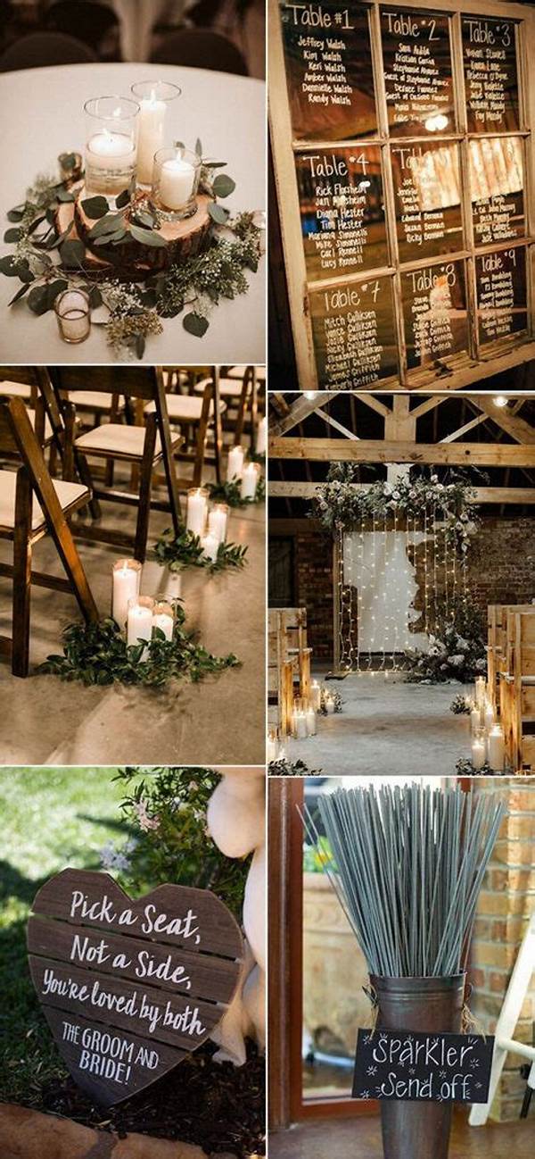 Budget-friendly Rustic Wedding Decor