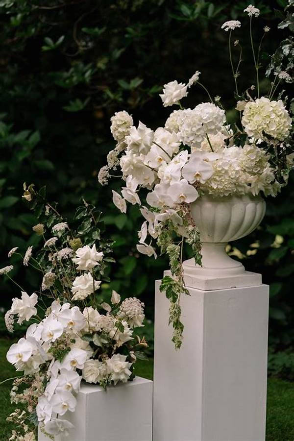 Classic White Wedding Florals