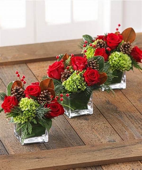 Homemade Holiday Flower Centerpieces Ideas