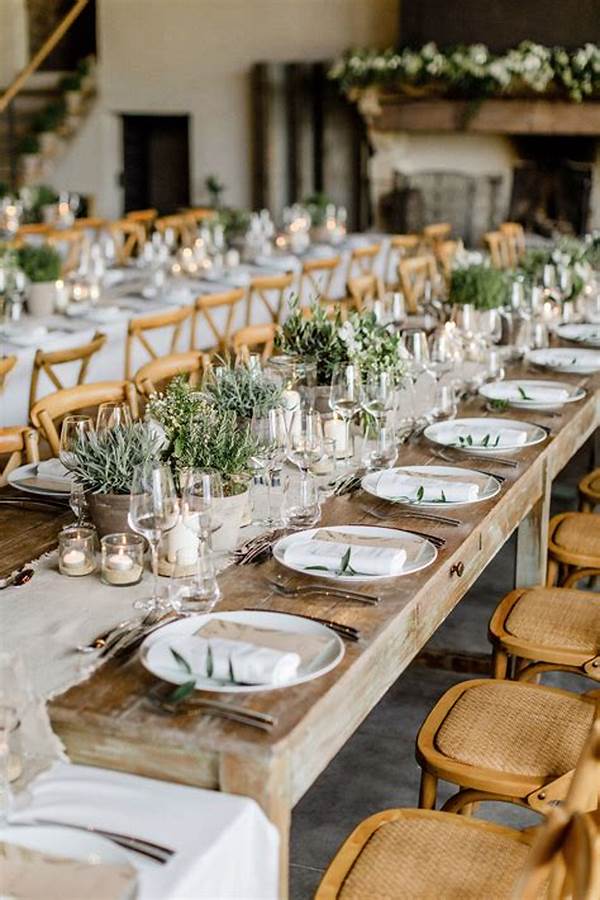 Rustic Table Settings For Weddings