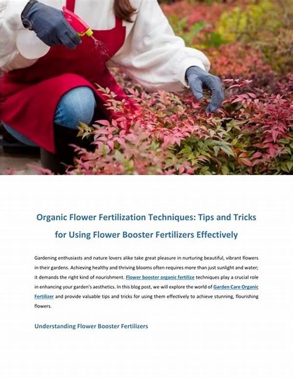 Seasonal Tips For Flower Fertilization