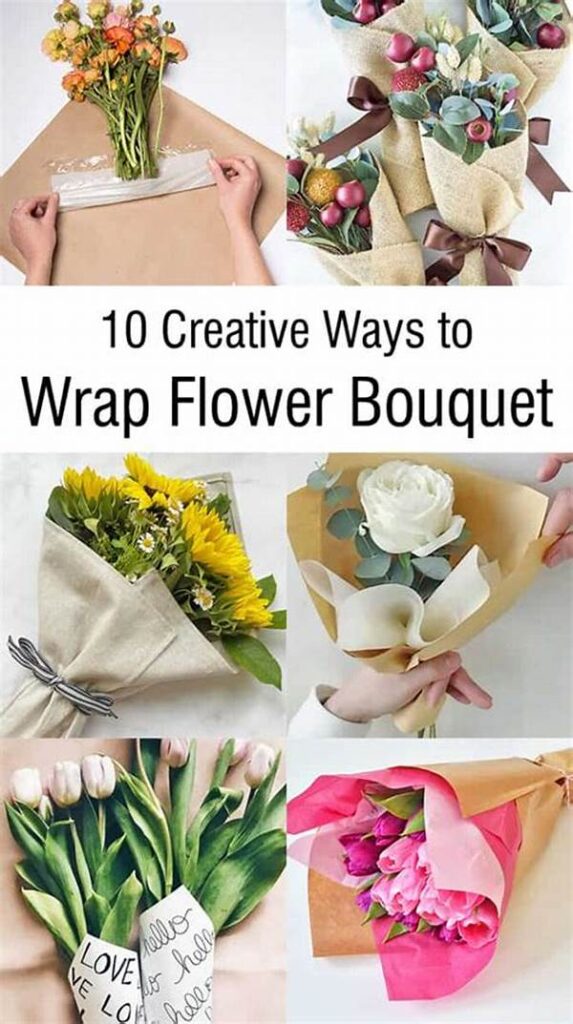 Sustainable Flower Wrapping Ideas