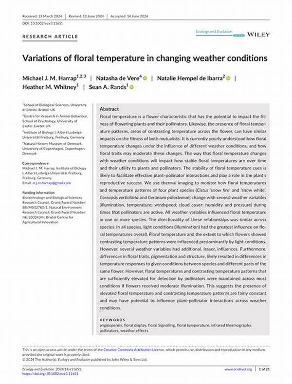 Temperature Impact On Floral Freshness