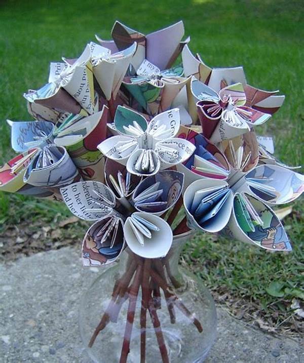 Upcycled Materials For Flower Presentation
