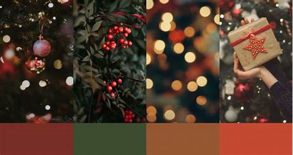 Winter Festive Floral Color Palettes