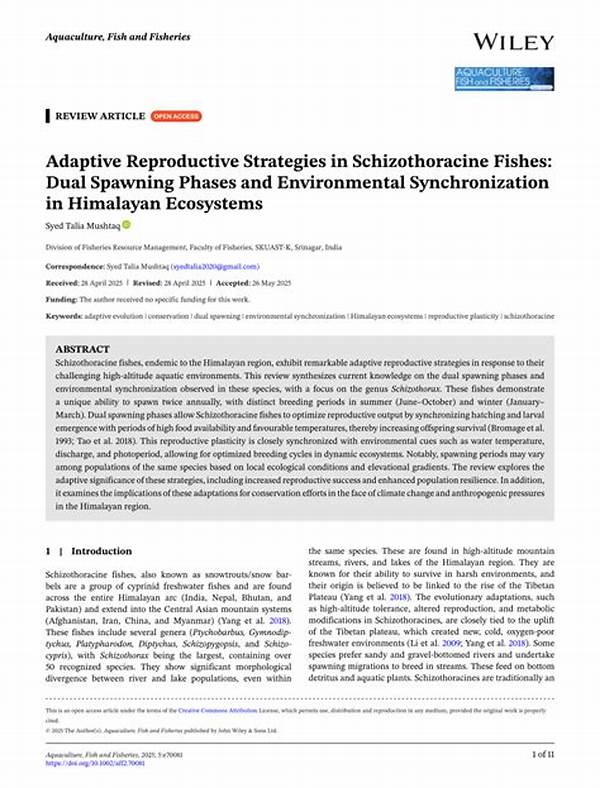 Adaptive Reproductive Strategies
