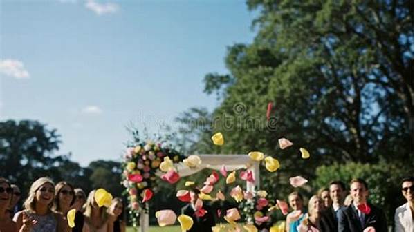 Beautiful Petal Ceremony Layouts