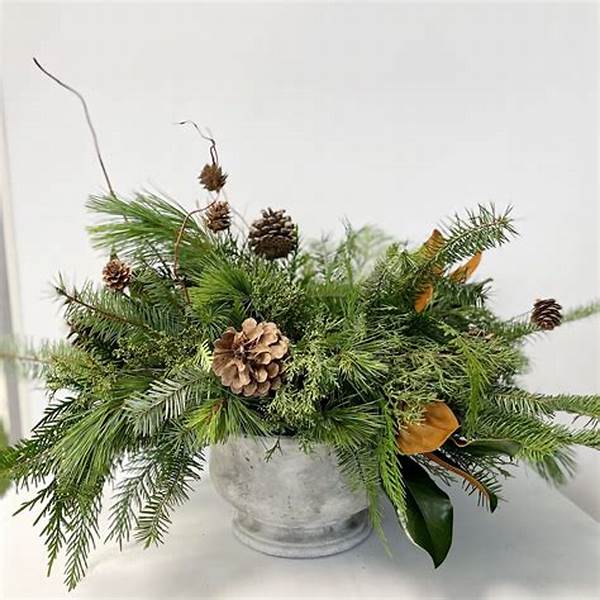 Evergreen Festive Centerpiece Arrangements