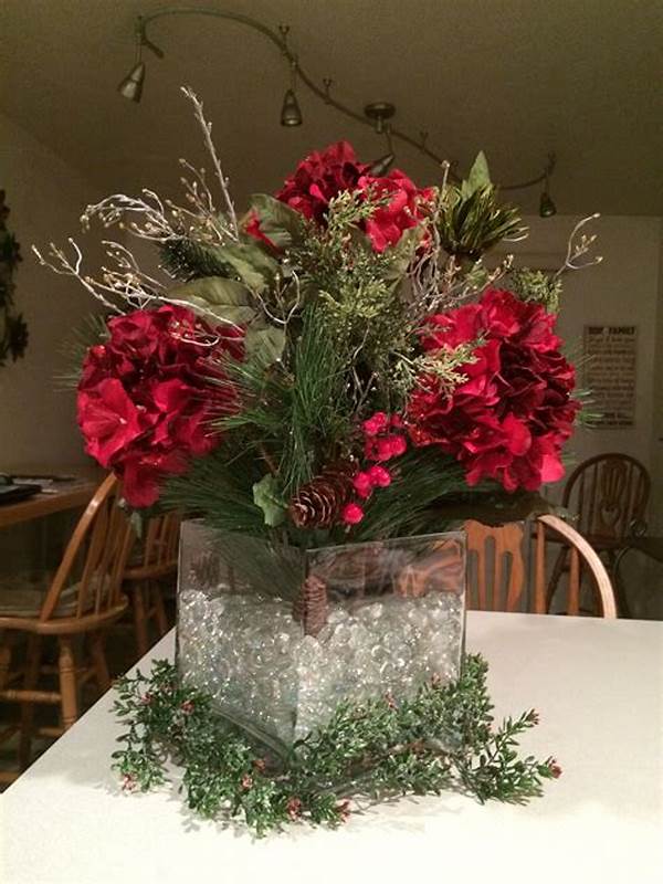 Festive Winter Flower Centerpieces Ideas