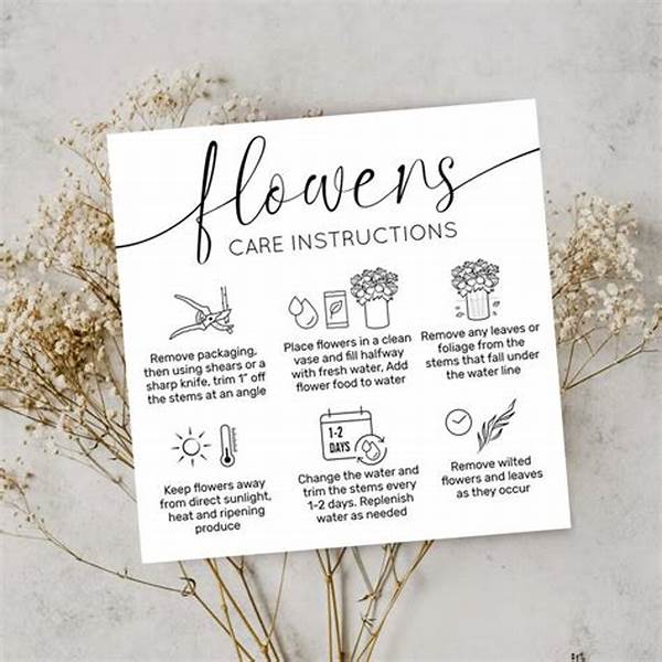 Home Floral Care Instructions Guide