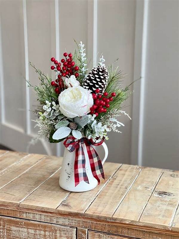 Vintage-inspired Holiday Floral Arrangements