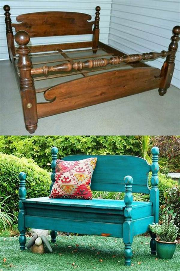 Creative Repurposed Wooden Benches