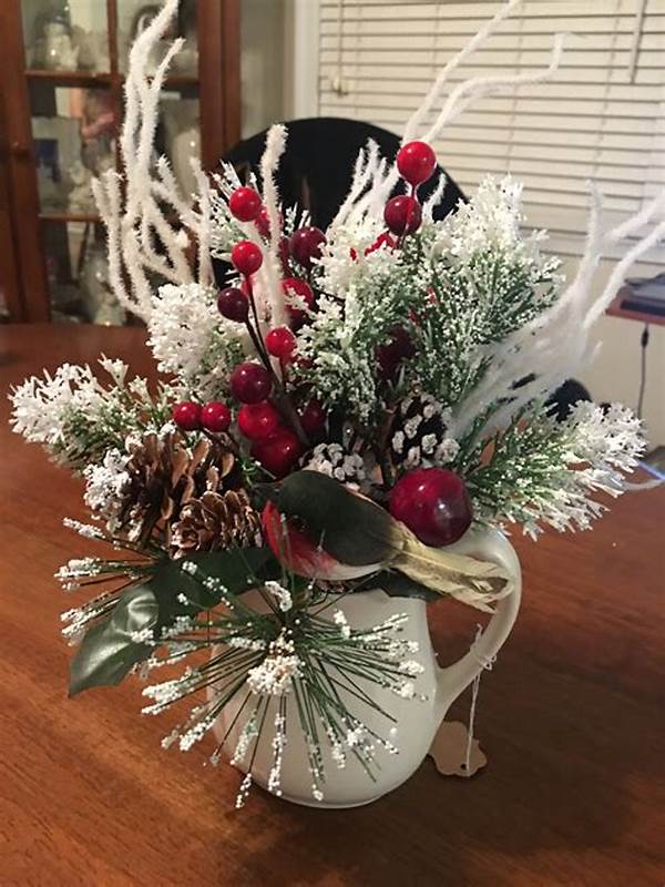 Diy Handmade Holiday Flower Arrangements