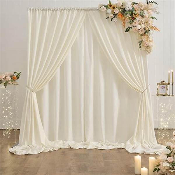 Easy Fabric Wedding Backdrop Techniques