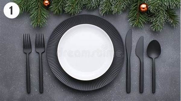 Festive Yet Stylish Dinner Table Setup