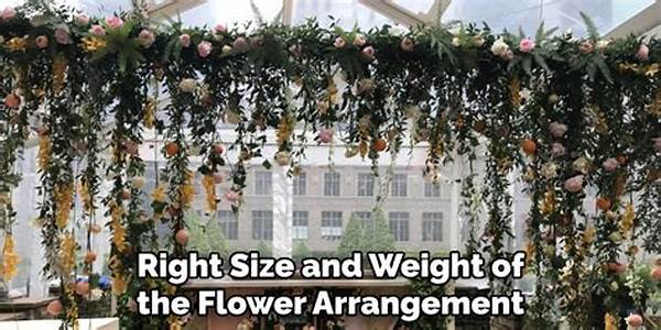 Flower Arrangement Weight Distribution Tips