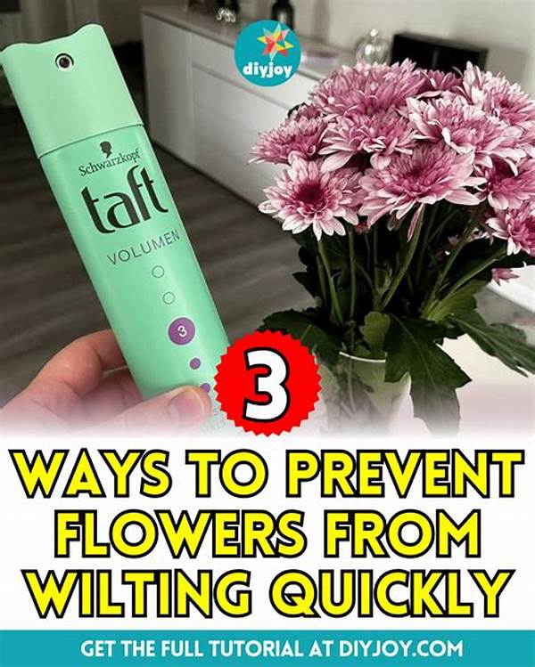 How To Prevent Flowers From Wilting