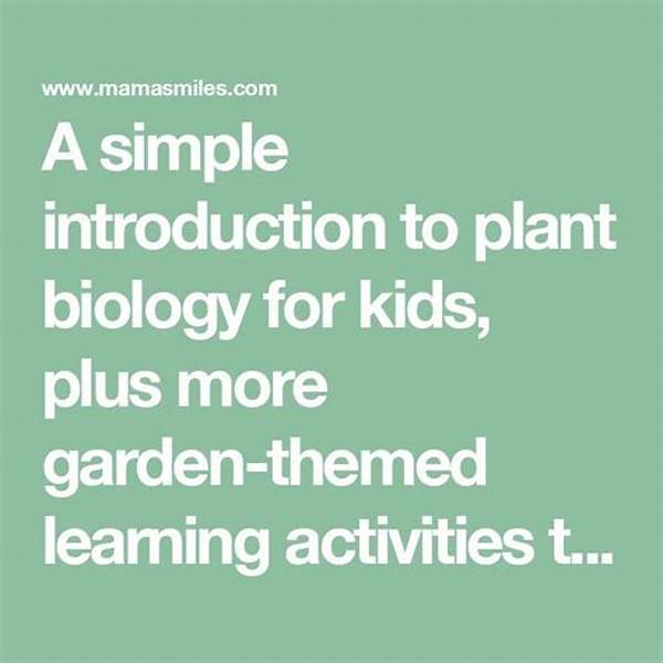 “introduction To Plant Biology For Kids”