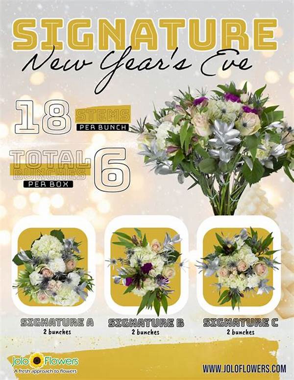 New Year’s Eve Floral Displays