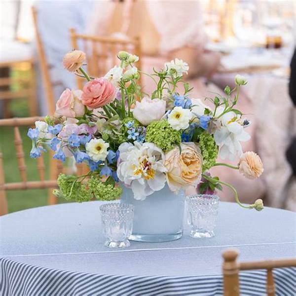 Pastel Spring Floral Centerpieces