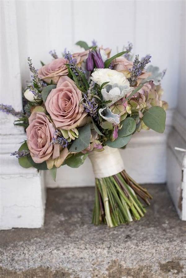 Vintage-inspired Botanical Wedding Bouquets