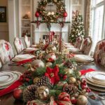 Affordable Country-style Holiday Table Decor
