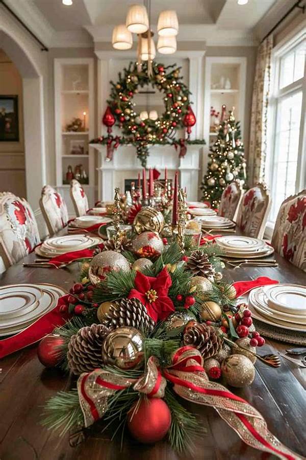 Affordable Country-style Holiday Table Decor