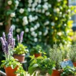 Aromatic Blossoms Enhancing Garden Ambiance