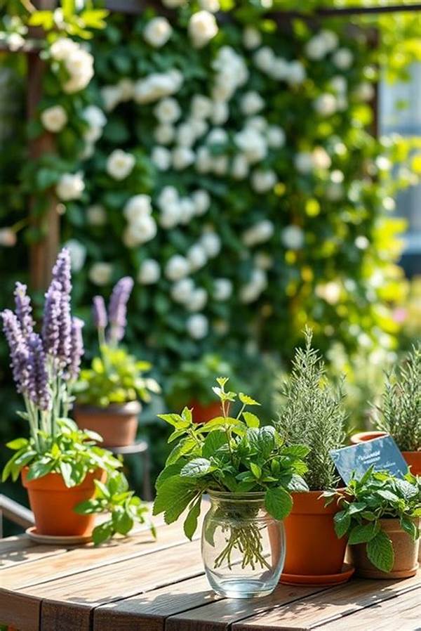 Aromatic Blossoms Enhancing Garden Ambiance