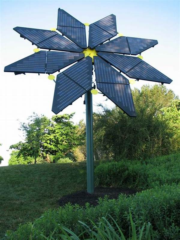 Eco-friendly Solar Flower Installations