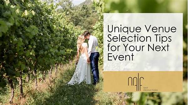 Eco-friendly Venue Selection Tips