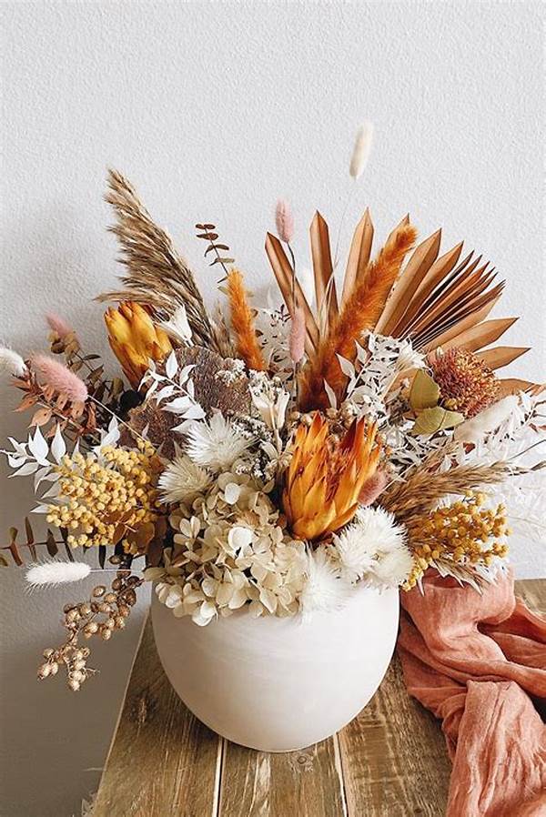 Modern Dried Flower Centerpiece Ideas