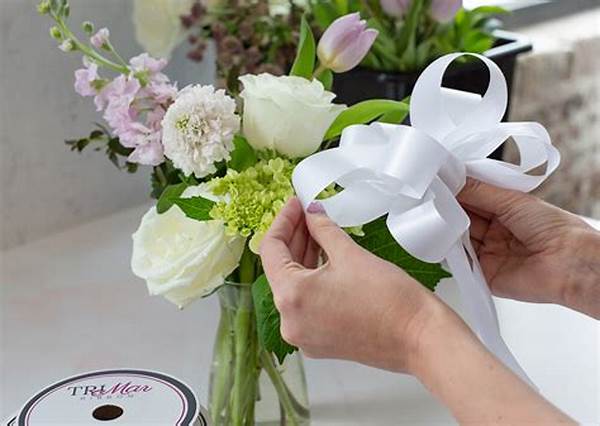 Recyclable Ribbons For Flower Arrangements