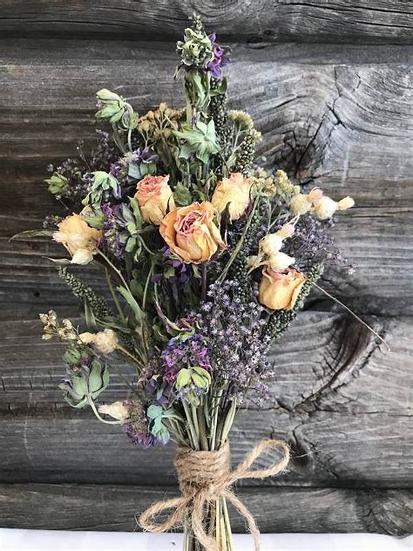 Vintage Dried Flower Bouquets